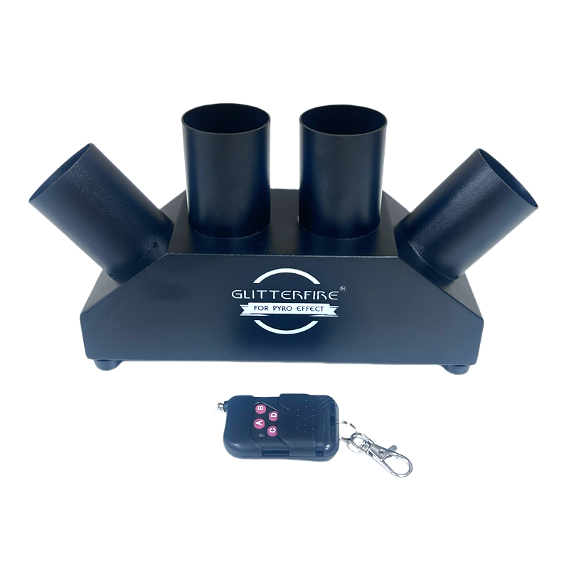 コールド屋内ステージ噴水リモコン 4 チャンネル扇形線香花火 - Confetti Cannon Tube のレビューと価格